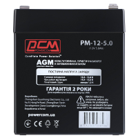 Батарея к ИБП Powercom PM-12-5.0, 12V 5Ah (PM-12-5.0) Diawest