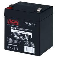Батарея к ИБП Powercom PM-12-5.0, 12V 5Ah (PM-12-5.0) Diawest