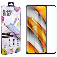 Стекло защитное Drobak Poco M3 Pro Black Frame A+ (494910) Diawest