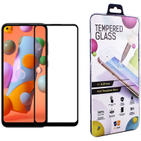 Скло захисне Drobak Samsung Galaxy A11 Black Frame A+ (494921) Diawest