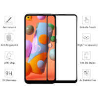 Скло захисне Drobak Samsung Galaxy A11 Black Frame A+ (494921) Diawest