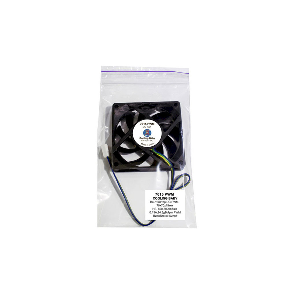 Кулер до корпусу Cooling Baby 7015 PWM Diawest