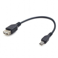 Дата кабель OTG USB 2.0 AF to Micro 5P 0.15m Cablexpert (A-OTG-AFBM-03) Diawest