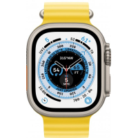 Смарт-годинник Apple Watch Ultra GPS + Cellular, 49mm Titanium Case with Yellow Ocean Band (MNHG3UL/A) Diawest