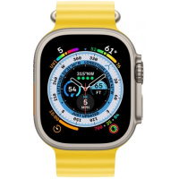 Смарт-годинник Apple Watch Ultra GPS + Cellular, 49mm Titanium Case with Yellow Ocean Band (MNHG3UL/A) Diawest