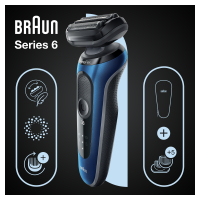 Електробритва Braun Series 6 61-B1500s BLUE / BLACK Diawest