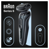 Електробритва Braun Series 6 61-N1000s BLACK / BLACK Diawest