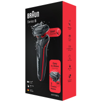 Електробритва Braun Series 5 51-R1000s BLACK / RED Diawest