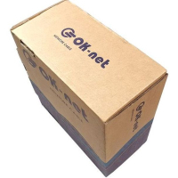 Кабель мережевий OK-Net UTP 100м cat.5e (U/UTP-cat.5E) (КПВ-ВП (100) 4х2х0,49 / 100) Diawest