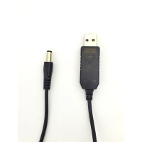 Кабель живлення USB to DC 5.5х2.5mm 12V 1A ACCLAB (1283126552847) Diawest