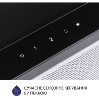 Вытяжка кухонная Minola HTLS 6734 BL 1100 LED GLASS Diawest