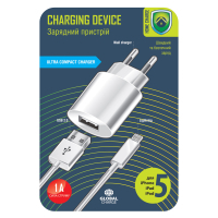 Зарядний пристрій Global MSH-TR-071 (1USB1A) (1283126445842) Diawest