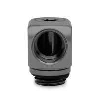 Фитинг для СВО Ekwb EKWB EK-Quantum Torque Micro Rotary 90 - Black Nickel (3831109849675) Diawest