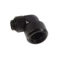 Фітинг для СВО Alphacool Фитинг Alphacool Eiszapfen 16mm HardTube compression fitting 90 rotatable G1/4 - knurled - d (4250197173957) Diawest