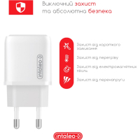 Зарядний пристрій Intaleo TCGQPD125 1хType-C 3A/25W QC/PD3.0 (1283126538827) Diawest