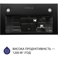 Вытяжка кухонная Minola HBI 5827 BL 1200 LED Diawest