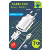Зарядний пристрій Global MSH-TR-071 (1USB1A) (1283126445859) Diawest