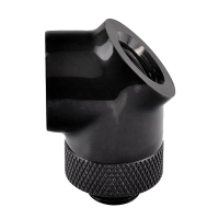 Фитинг для СВО ThermalTake Pacific G1/4 45 Degree Adapter Black (CL-W051-CU00BL-A) Diawest
