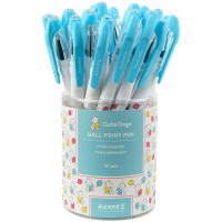 Ручка кулькова Axent Cute dogs, синя (AB1049-40-A) Diawest