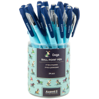 Ручка кулькова Axent Dogs, синя (AB1049-31-A) Diawest