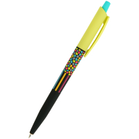Ручка кулькова Axent автоматична Neon mosaic, синя (AB1090-26-A) Diawest