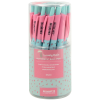 Ручка кулькова Axent автоматична Lovely rain, синя (AB1090-34-A) Diawest