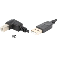 Кабель для принтера USB 2.0 AM/BM 1.0m 90 up Value (S0754) Diawest