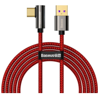 Дата кабель USB 3.1 AM to Type-C 1.0m CATCS 66W 90 Legend Series Elbow Red Baseus (CACS000409) Diawest