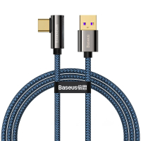 Дата кабель USB 3.1 AM to Type-C 1.0m CATCS 66W 90 Legend Series Elbow Blue Baseus (CACS000403) Diawest