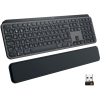 Клавіатура Logitech MX Keys Plus Advanced Wireless Illuminated with Palm Rest UA Graphit (920-009416) Diawest