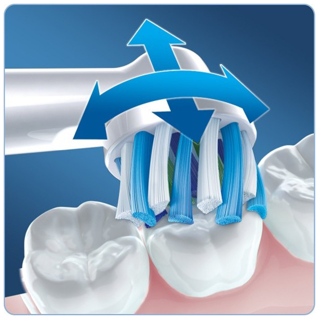 Насадка для зубной щетки Oral-B Cross Action EB50RB CleanMaximiser (4) Diawest