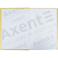 Книга записна Axent Courage А4, 96 аркушів, клітинка, жовта (8422-552-A) Diawest