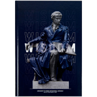 Книга записная Axent Wisdom А4, 96 листов, клетка, темно-синяя (8422-553-A) Diawest
