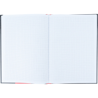 Книга записна Axent Colors А4, 80 аркушів, клітинка, червона (8421-08-A) Diawest