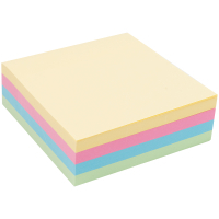Бумага для заметок Axent с клейким слоем Ассорти пастельных цветов 75х75мм, 250 листов (D3350) Diawest