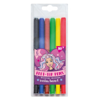 Фломастеры Yes Barbie, 6 цветов (650428) Diawest