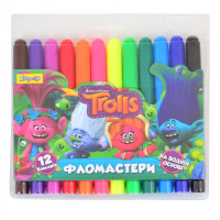 Фломастеры 1 вересня Jumbo Trolls Dream, 12 цветов (650338) Diawest