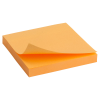 Бумага для заметок Axent с клейким слоем неоновый оранжевый 75х75мм, 100 листов (D3414-15) Diawest