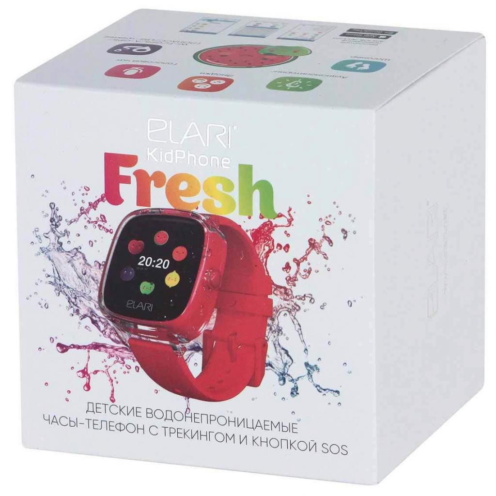 Смарт-часы Elari KidPhone Fresh Red с GPS-трекером (KP-F/Red) Diawest
