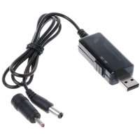 Кабель живлення USB 5V to DC 9V/12V 5.5*2.1/3,5*1,35 mm Dynamode (KWS-912V) Diawest