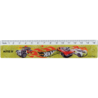 Лінійка Kite пластикова Hot Wheels, 15 см (HW22-090) Diawest