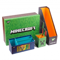 Настольный набор Yes Minecraft картонный, 4 предмета (450108) Diawest