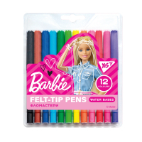 Фломастеры Yes Barbie, 12 цветов (650465) Diawest