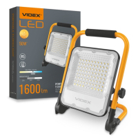 Прожектор Videx LED акумуляторний PREMIUM VIDEX F2A 50W 5000K (VL-F2A-505) Diawest