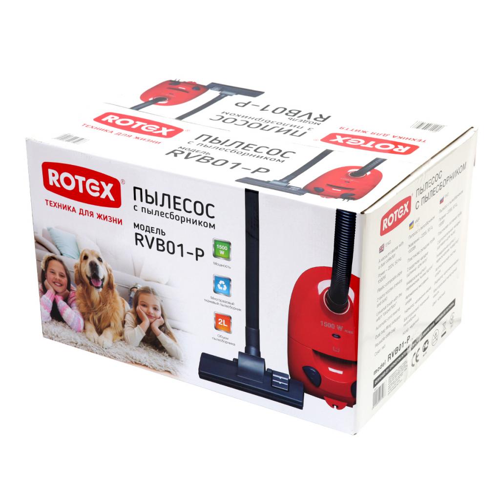 Пилосос Rotex RVB01-P Red Diawest