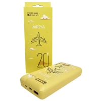 Батарея універсальна Mibrand 20000 mAh Mriya Yellow (8592112011897) Diawest