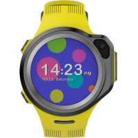 Смарт-часы Elari KidPhone 4G Round Yellow (KP-4GRD-Y) Diawest