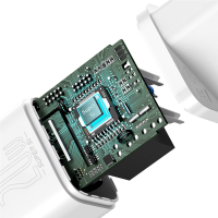 Зарядний пристрій Baseus Super Si 1C 20W With Simple Wisdom Data Cable Type-C/iP White (TZCCSUP-B02) Diawest