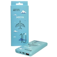Батарея універсальна Mibrand 10000 mAh Mriya Blue (8592112002000) Diawest