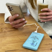 Батарея універсальна Mibrand 10000 mAh Mriya Blue (8592112002000) Diawest